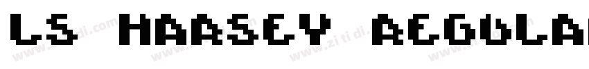 ls harsey regular de字体转换